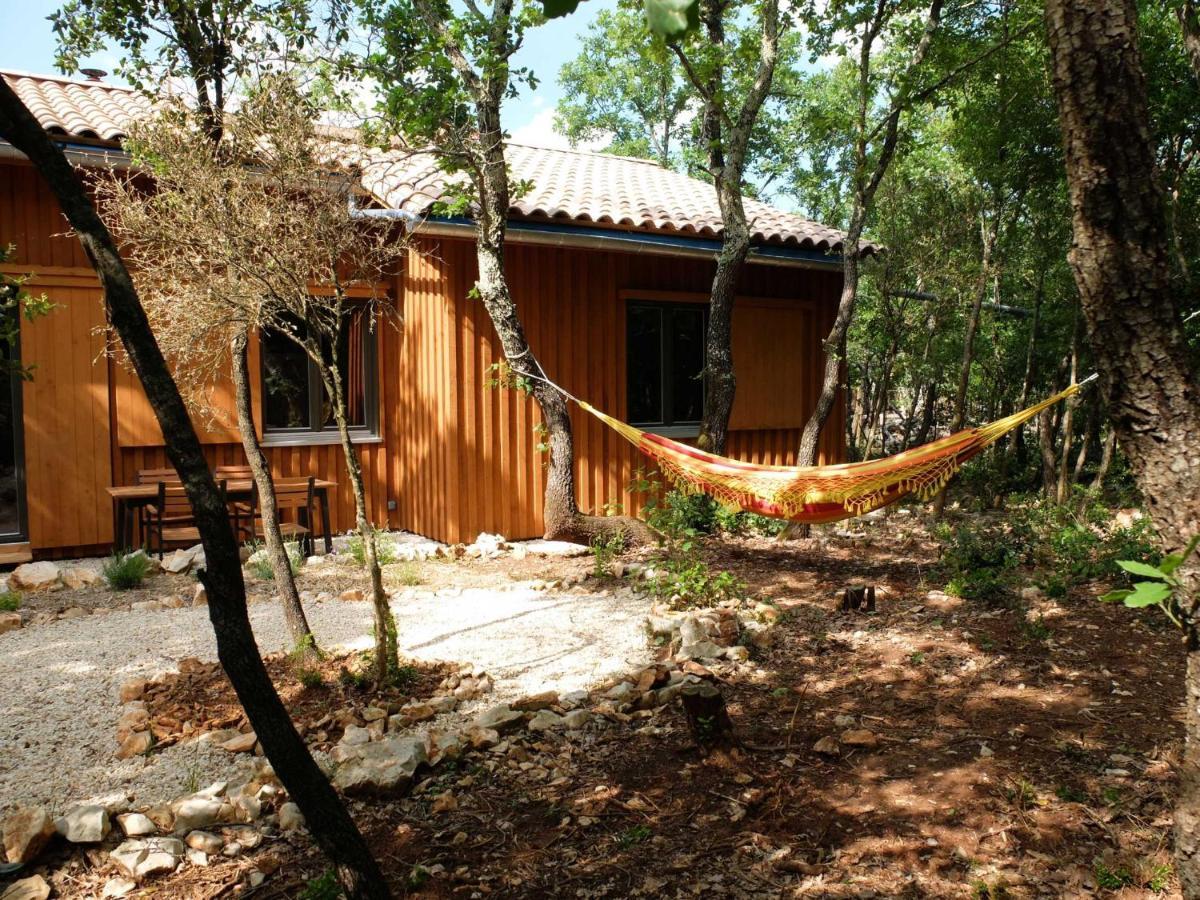 Gite Et Cabane Ecologiques 1000 Pailles Labastide-de-Virac 外观 照片